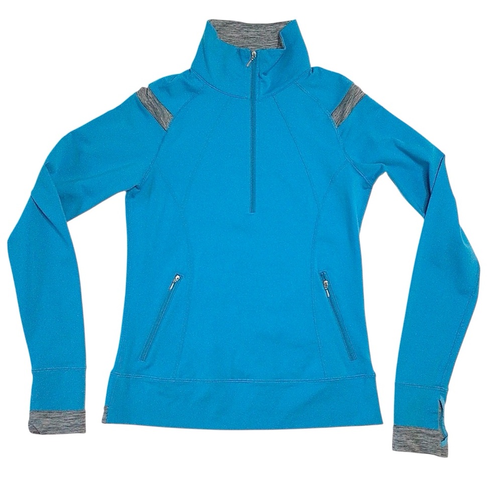 NILS Blue and Gray 1/2 Zip Sportswear Pullover